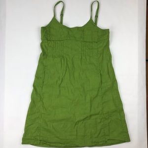 Eileen Fisher Dress Petite S Green Italian Linen